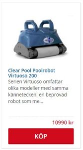 Clear Pool Poolrobot Virtuosa 200