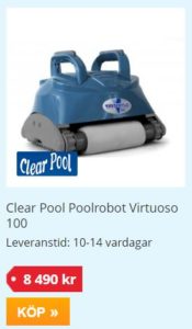 Clear Pool Poolrobot Virtuosa buildor