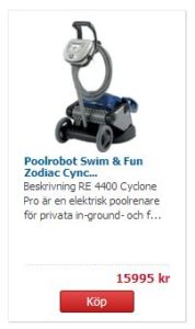 swim and fun poolrobot zodiac cdon