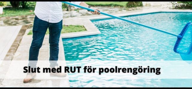 Slut med RUT för poolrengöring